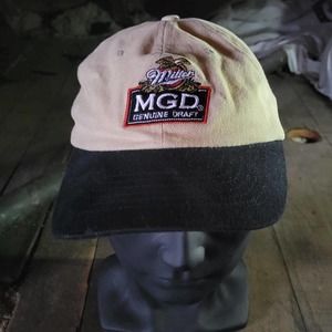 Incredibly cool vintage y2k 2000s Miller Genuine Draft Beer Brewery Dad Hatt